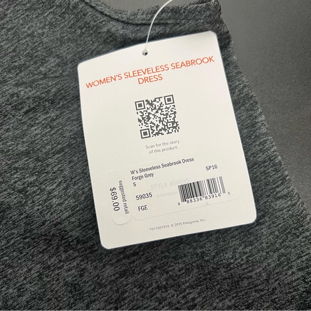 Patagonia Sleeveless Seabrook Dress in Forge Grey - Picture 3 of 10